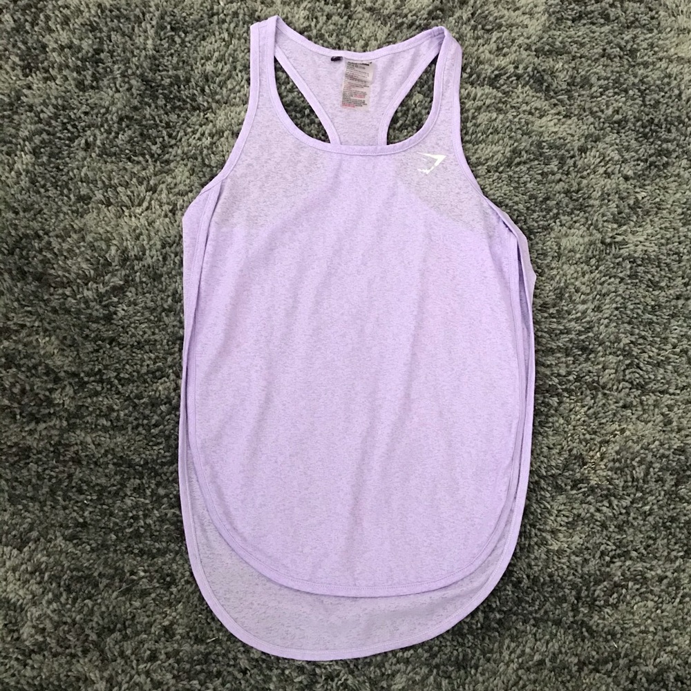 🆕CUTE GYMSHARK PURPLE LIGHTWEIGHT WORKOUT TANK😍